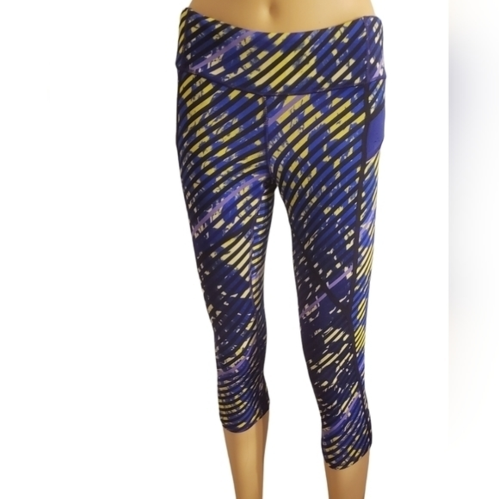 Athleta Spandex Exercise Stashpocket Capri XS‎